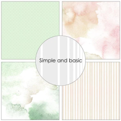Simple and Basic 15x15 cm Design Papers "A touch of spring" SBP527