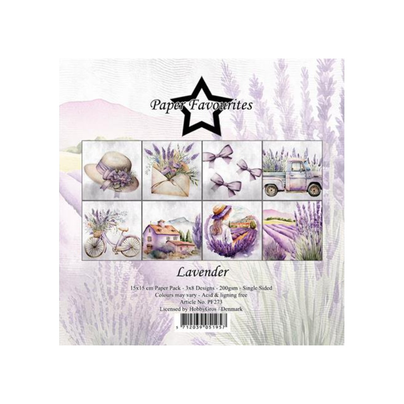 Paper Favourites 6x6 Paper Pack "Lavender" PF273