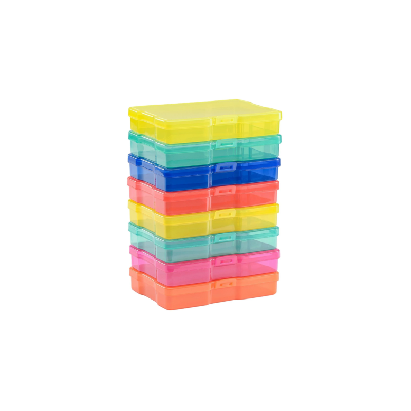 Vaessen Creative • 4 st i blandade färger Colourful Storage Box Assorted
