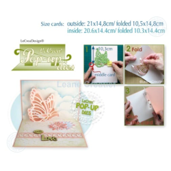 LeCrea - Lea’bilitie Pop-Up Butterfly cut and embossing die