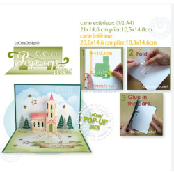 LeCrea - Lea’bilitie Pop-Up Church cut and embossing die 45.8177