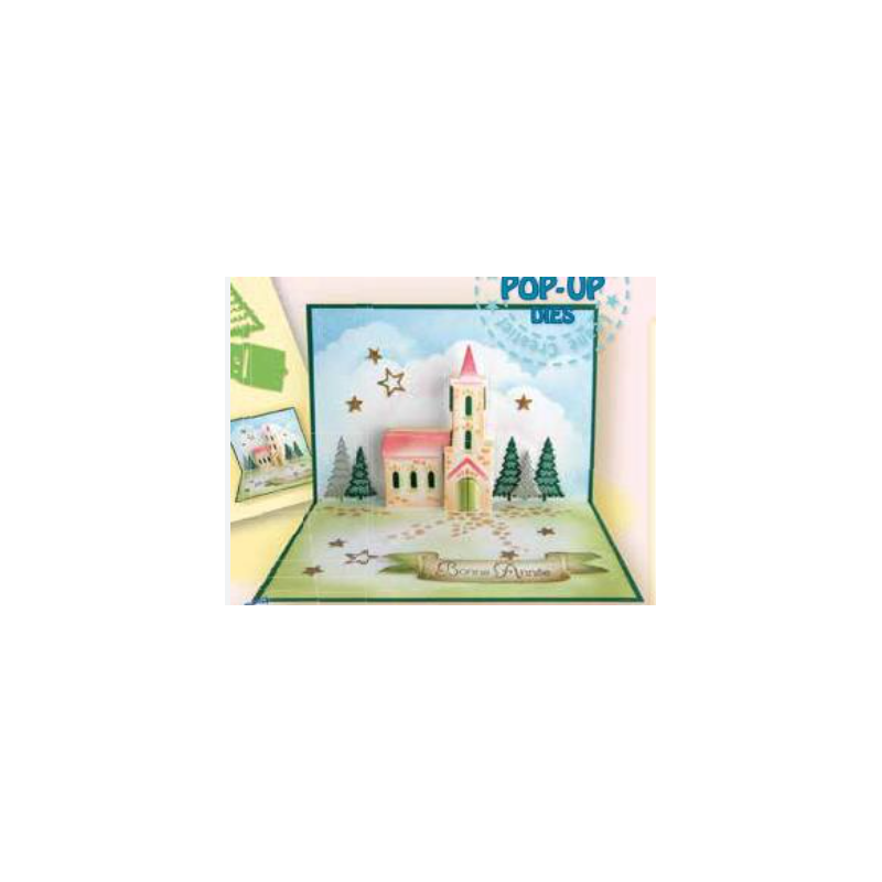 LeCrea - Lea’bilitie Pop-Up Church cut and embossing die 45.8177