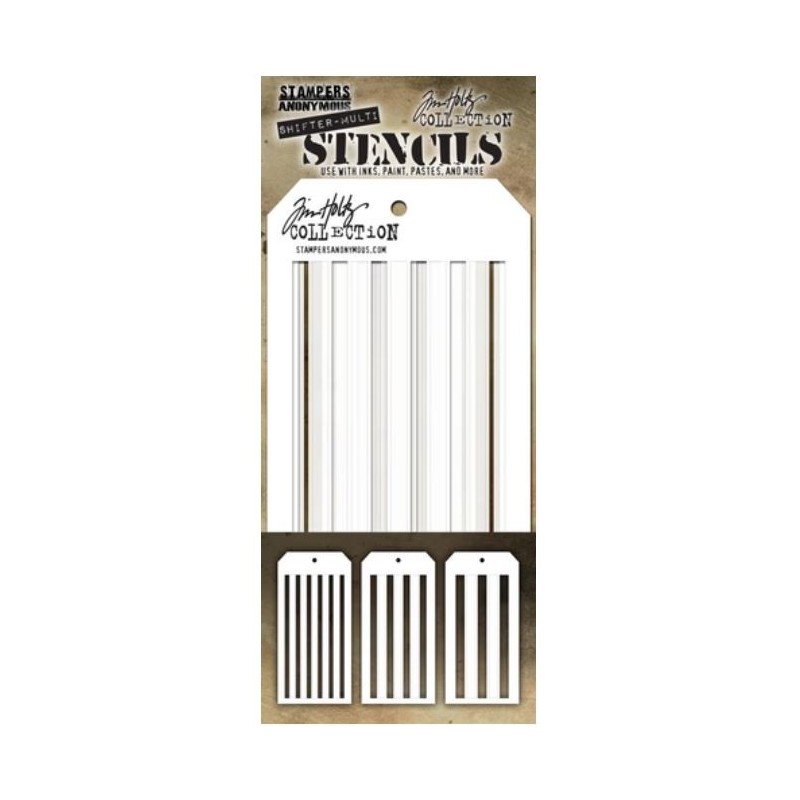 SA / TIM HOLTZ SHIFTER MULTI STRIPES-STENCILS TH-SM03