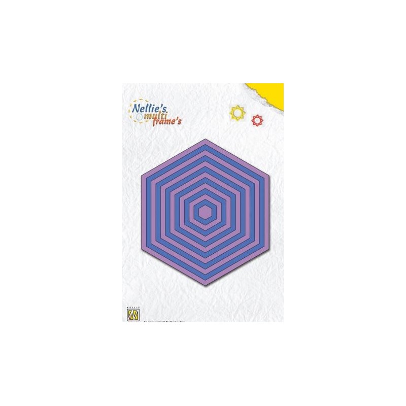Nellie's Choice • Multi Frame Dies Straight Hexagon