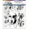 Ranger • Dina Wakley Media 6 st Transparencies Abstract Portraits set1