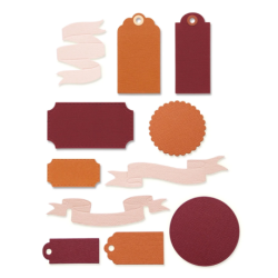 Sizzix • Thinlits Die Set Vintage Tags & Banners 12pcs