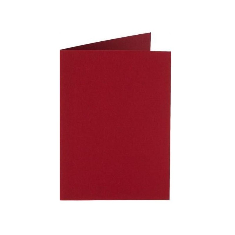 Papicolor card A6 christmas-red 200gr-CP 6 pc 309943 - 105x148 mm