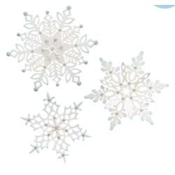 Elizabeth Craft Design  Snowflakes  3 st