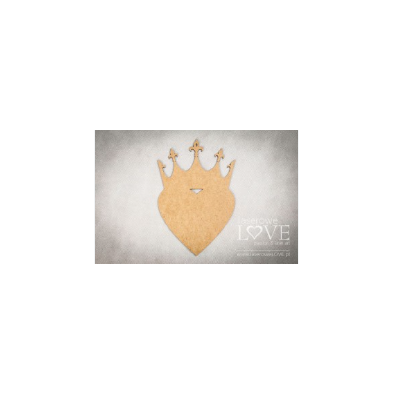 Laserowe MDF  15,1 x 23,5 cm Krona