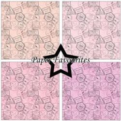 Paper Favourites Paper Pack 15x15 "Postage Stamp 1" PF279