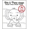 Crealies Clearstamp Bits & Pieces Elephant 43x43mm
