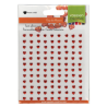 Vaessen Creative • Strass Stones Half Adhesive 4mm 108pcs Red Heart