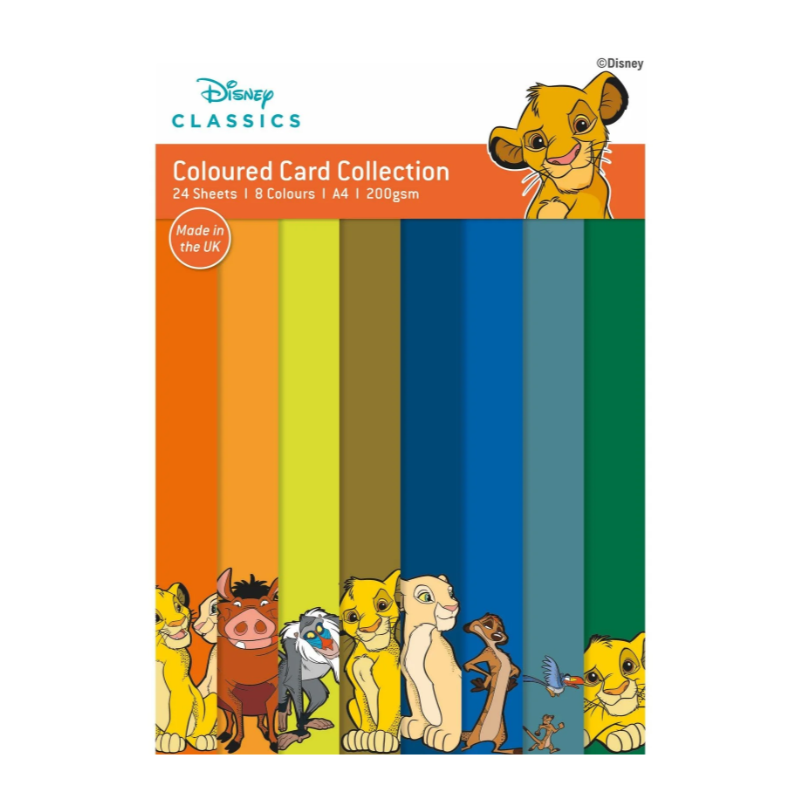 Creative Expressions • The Lion King Coloured Card Pack