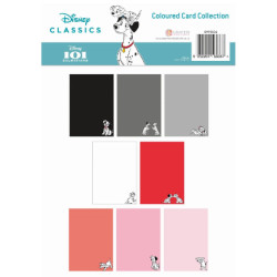 Creative Expressions • Disney A4 101 Dalmatians Coloured Card pack