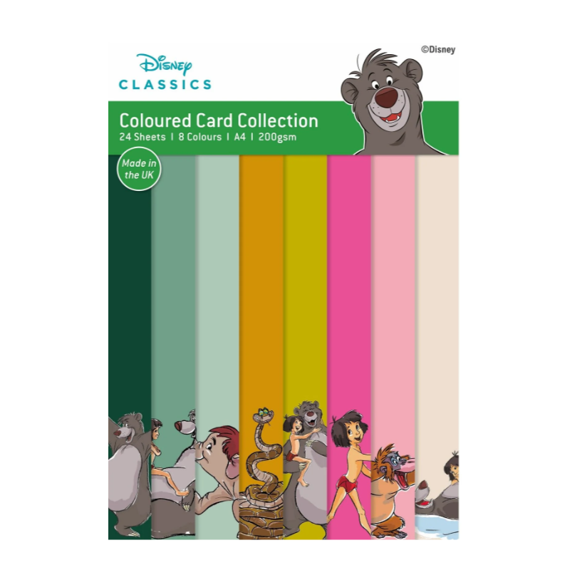 Creative Expressions • Disney A4 The Jungle BookColoured Card pack