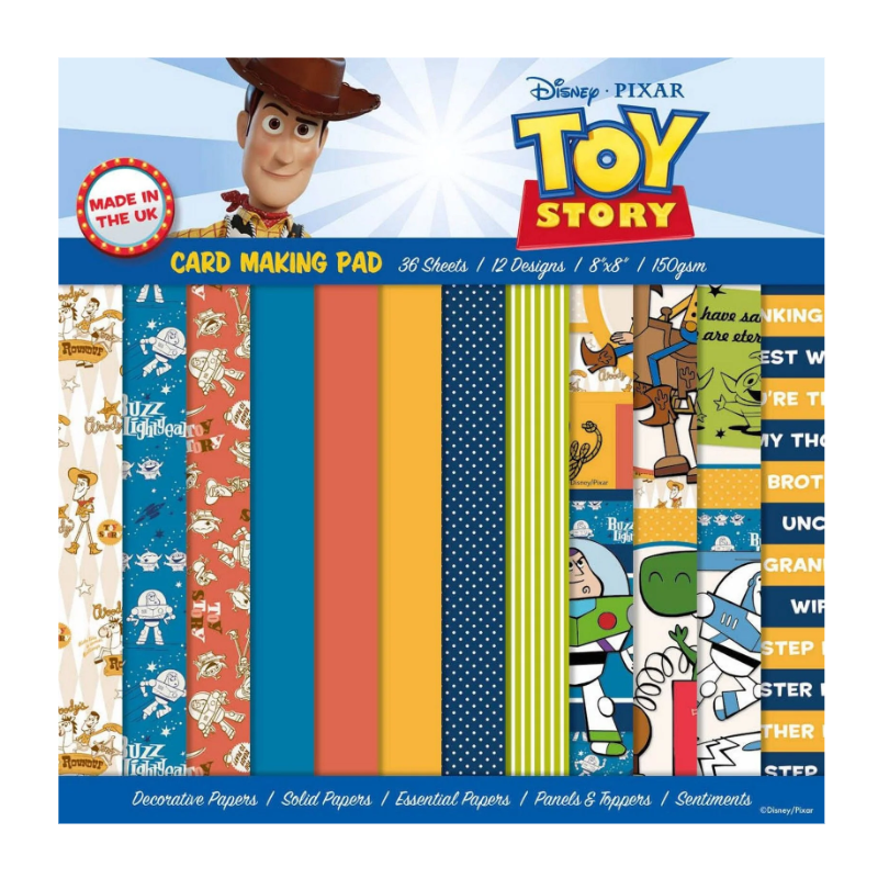 Creative Expressions • Disney 8x8 Card Making Pad Toy Story