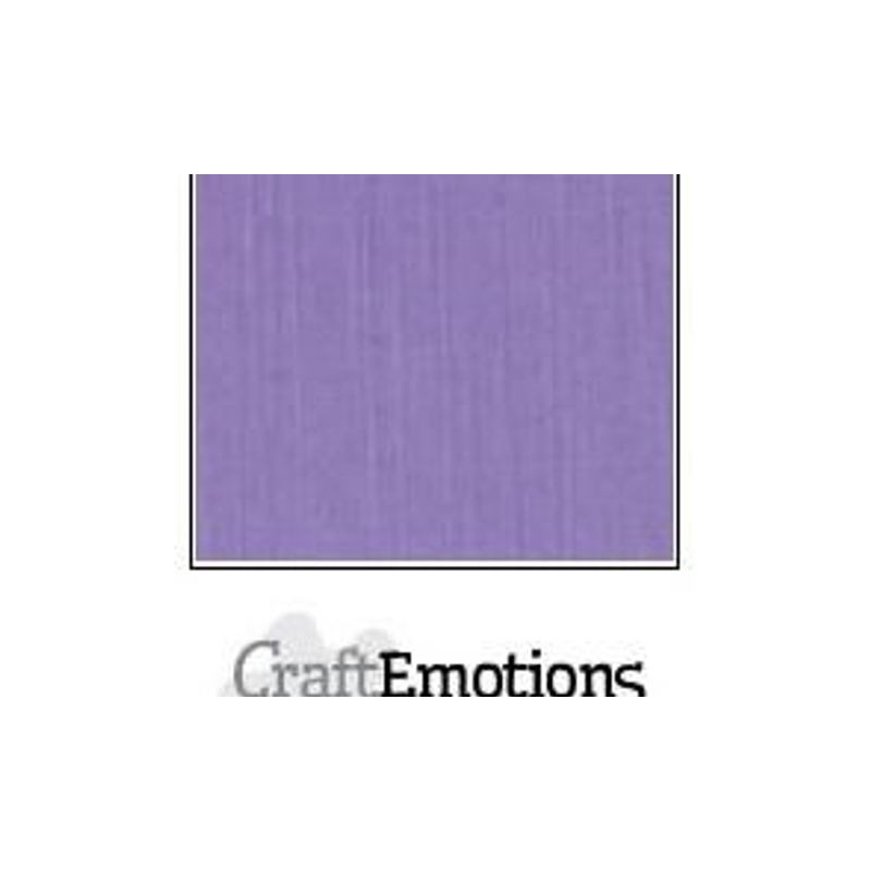 CraftE Cardstock Linen Lavender 12"x12" / 10st