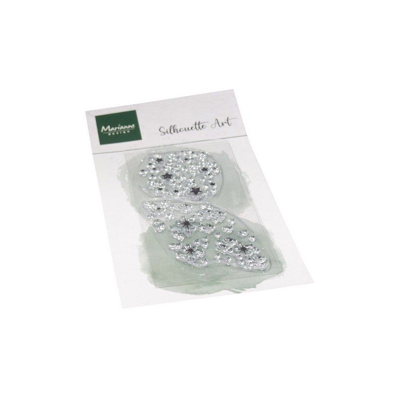 Marianne D Clear Stamps Silhouette Art - Stardust CS1147 40x50mm