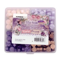 Studio Light Wax Beads 4 colors Purple Vict. Dreams nr.14 JMA-VD-WAX14 93x83x20mm