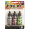 Ranger Alcohol Ink Kits Cottage Path Slate, Current, Meadow Tim20714 Tim Holtz 3x15ml