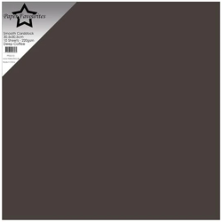 Paper Favourites Smooth Cardstock "Deep Coffee" PFSS513