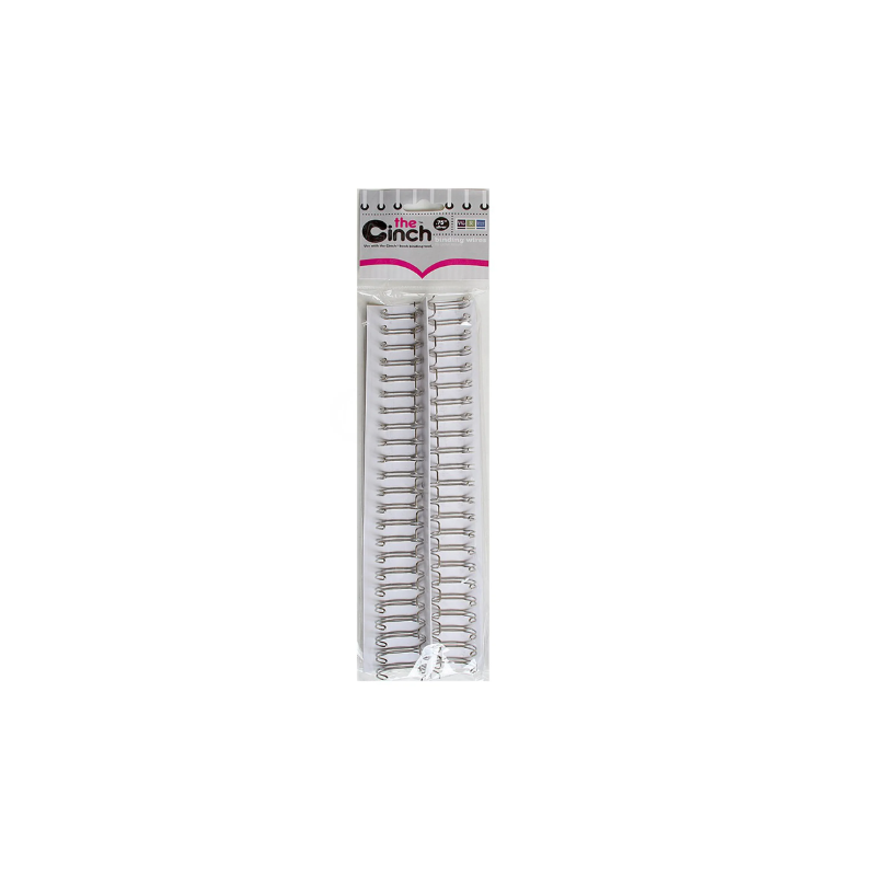 We R Makers • 2 st Cinch Binding Wires 1,9cm Silver