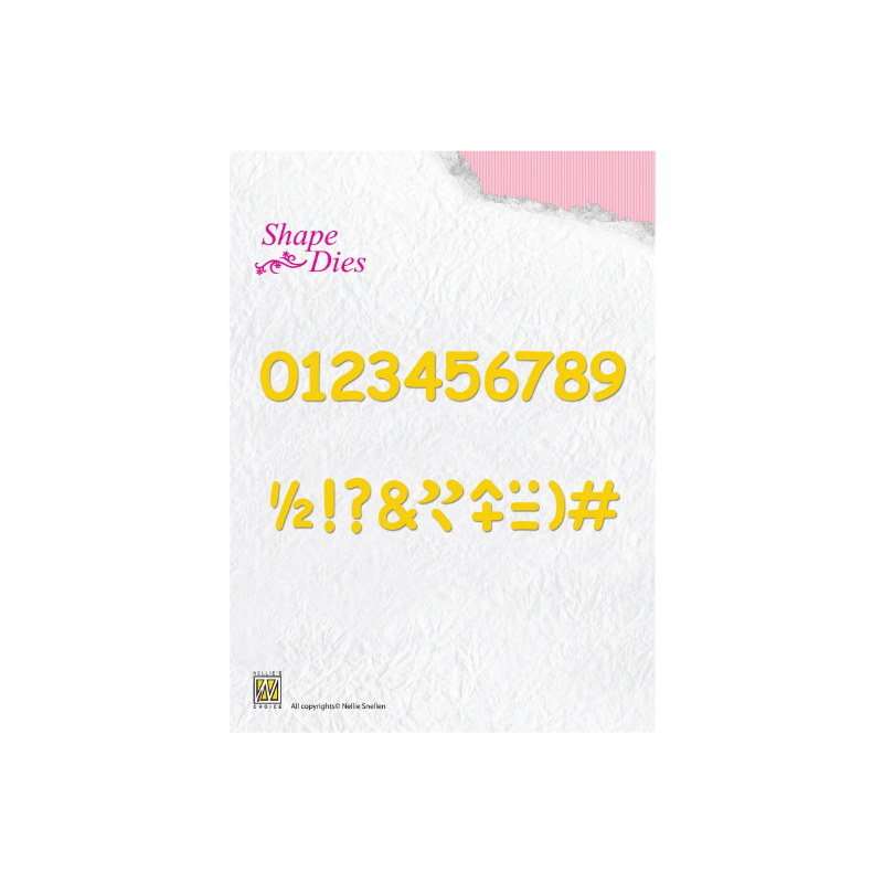 Nellie's Choice • Shape Dies Numbers & Punctuation Marks