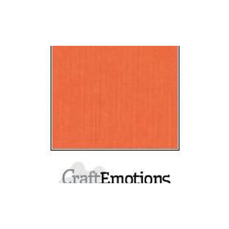 CraftE Cardstock Linen Orange 12"x12" / 10st