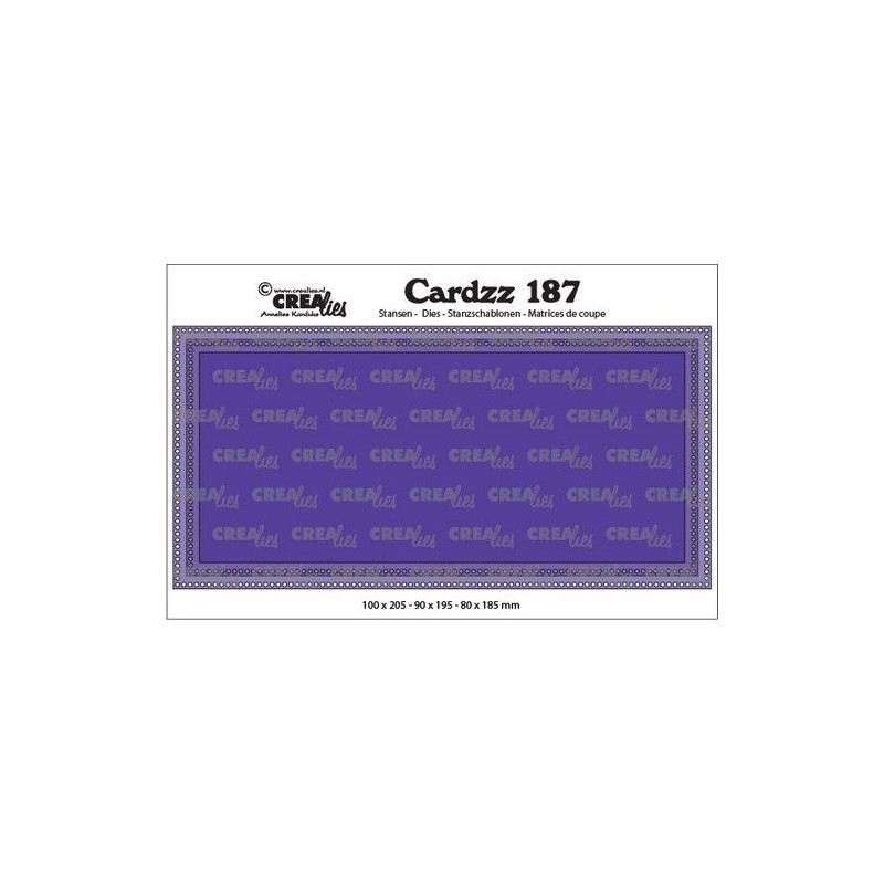 Crealies Cardzz Slimline G Small circles max. 10 x 20,5 cm