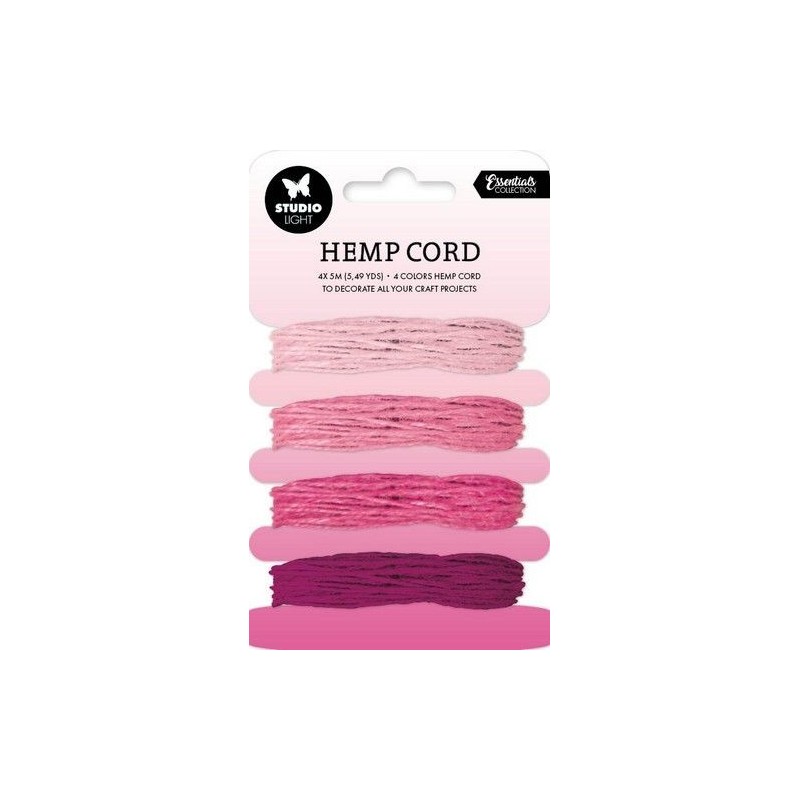 Studio Light Hemp Cord Shades of pink Consumables nr.07 SL-ES-RIB07 85x141x10mm