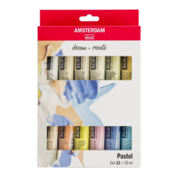 Amsterdam • Standard Series Acrylic Paint Pastel Set 12x20ml