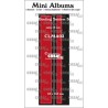 Crealies Die Mini Albums Binding System B 55x165 mm