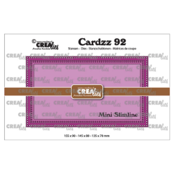 Crealies • Cardzz Mini Slimline L with small squares