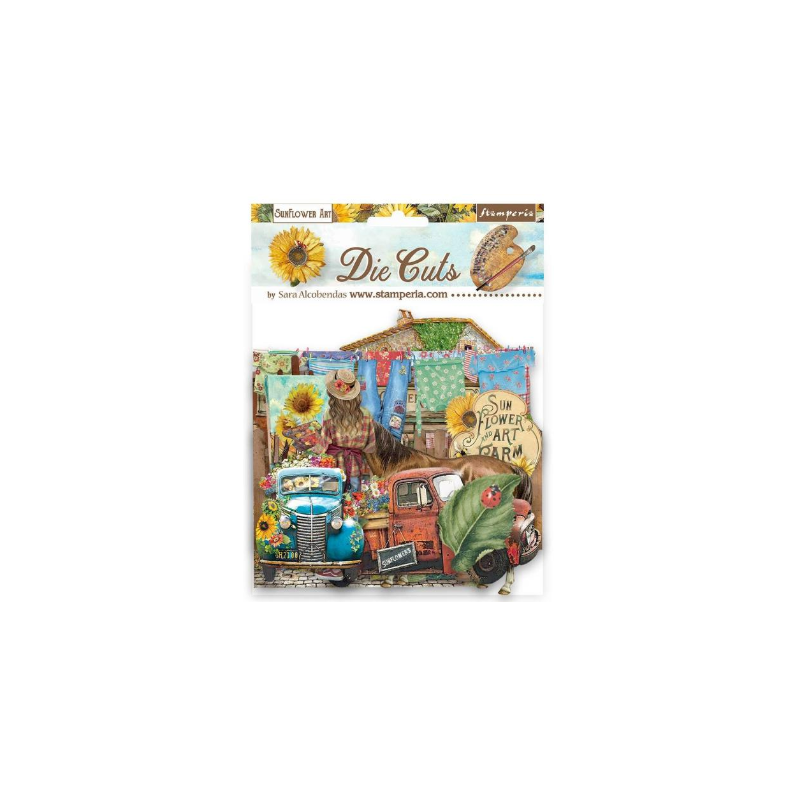 Stamperia Die cuts assorted - Sunflower Art