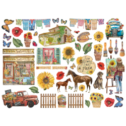 Stamperia Die cuts assorted - Sunflower Art