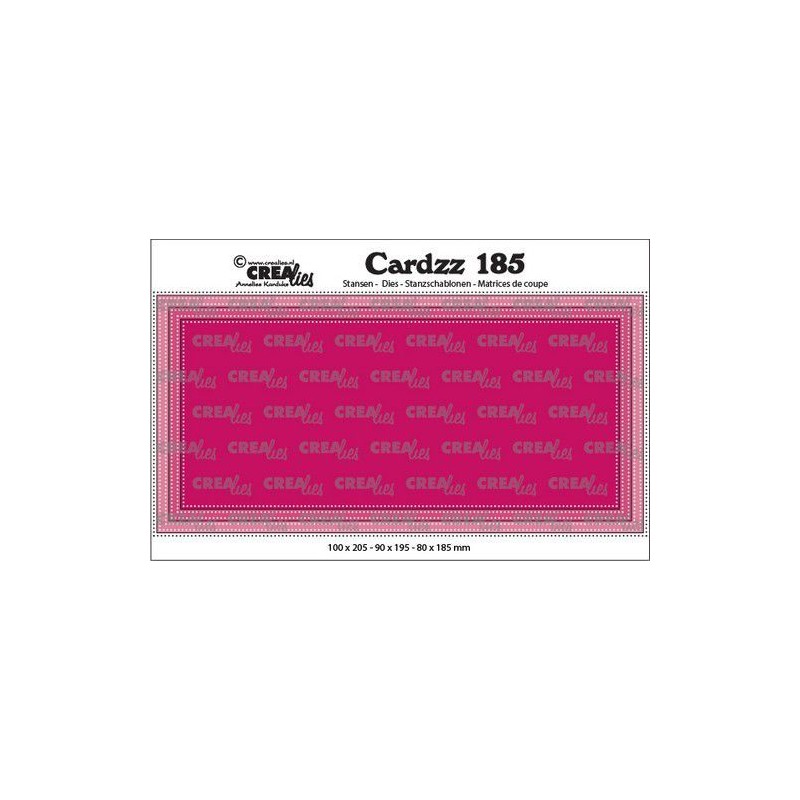 Crealies Cardzz Slimline E dots 10,0x20,5cm K