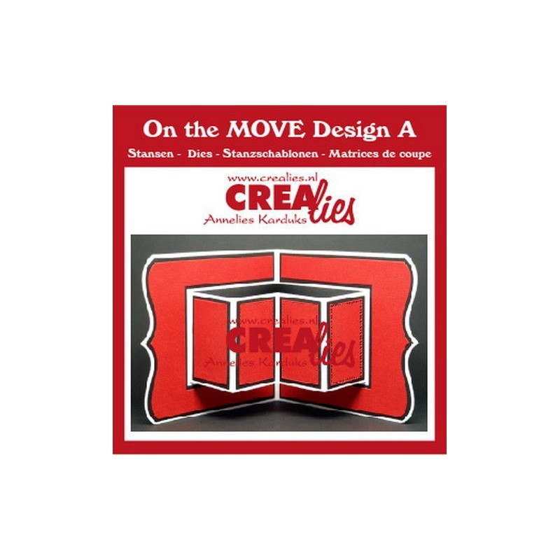Crealies On The Move Design A 13,5x27cm