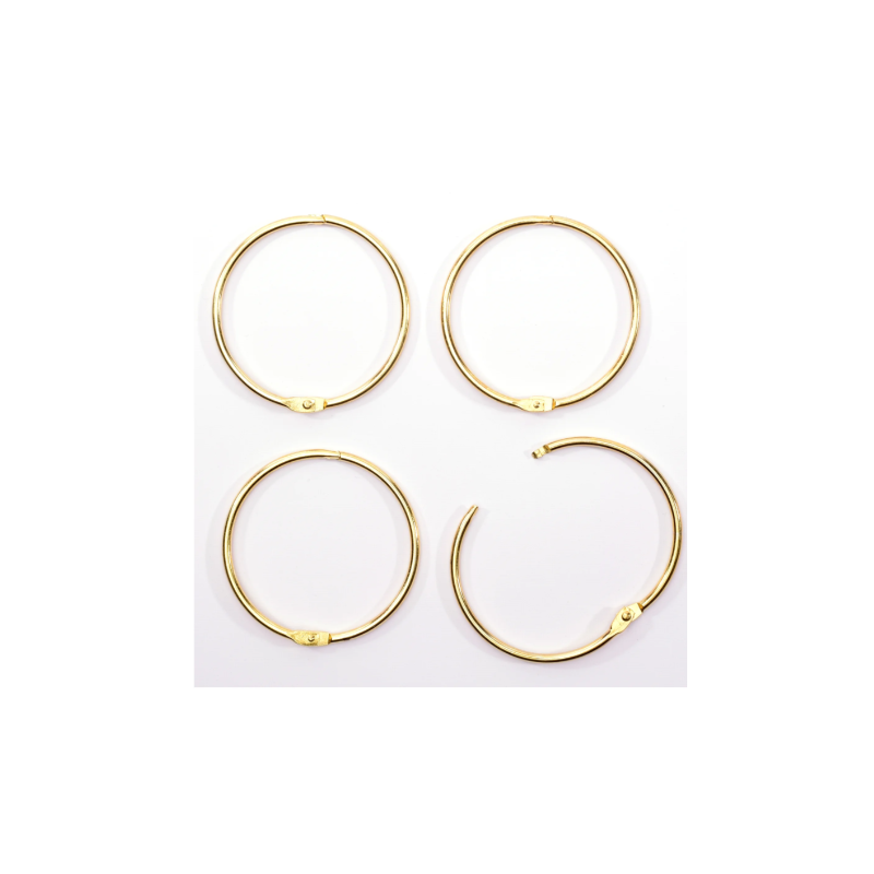 Vaessen Creative • 1 st Book Binding Ring 75mm  Gold