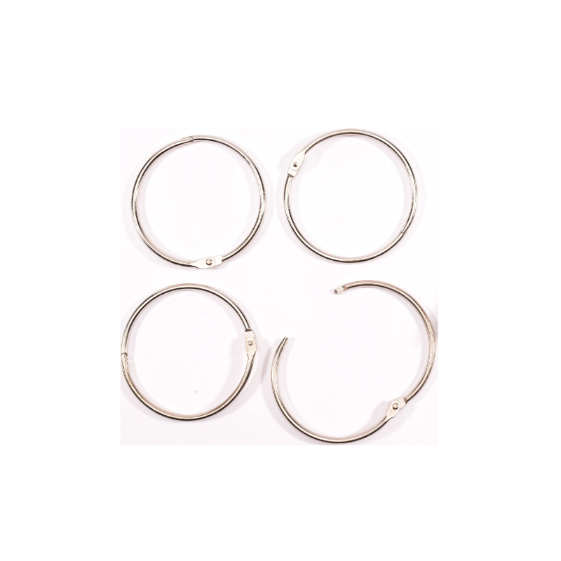 Vaessen Creative • 1 st Book Binding Ring 75mm  Silver