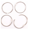 Vaessen Creative • 1 st Book Binding Ring 75mm  Silver