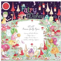 craft consortium 12x12  - Premium Paper Pad Fairy Wishes