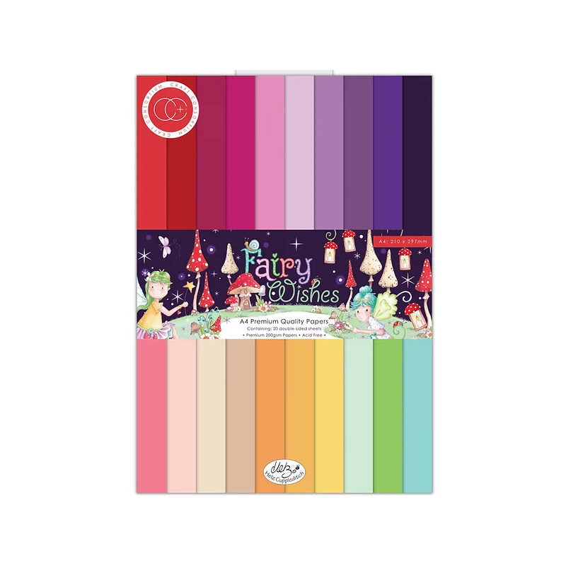 Craft Consortium Fairy Wishes - A4 Premium Cardstock Paper Pad