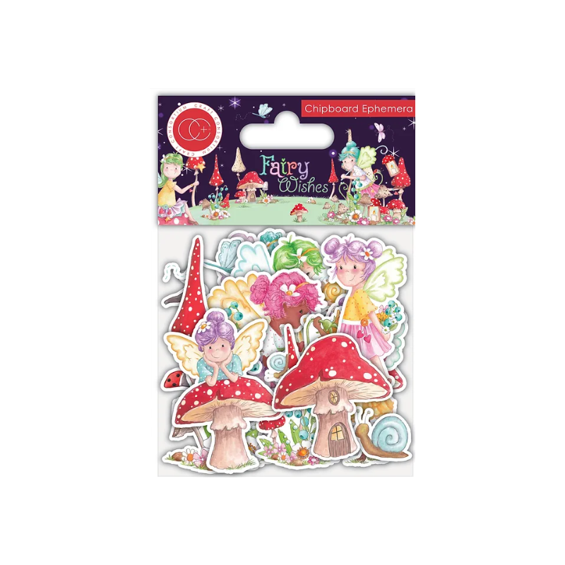 Craft Consortium Fairy Wishes - Chipboard Ephemera