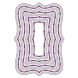 Sizzix/Stacey Park 4 Dies "Fanciful Framelits - Doris Dotted Top Note" 666552