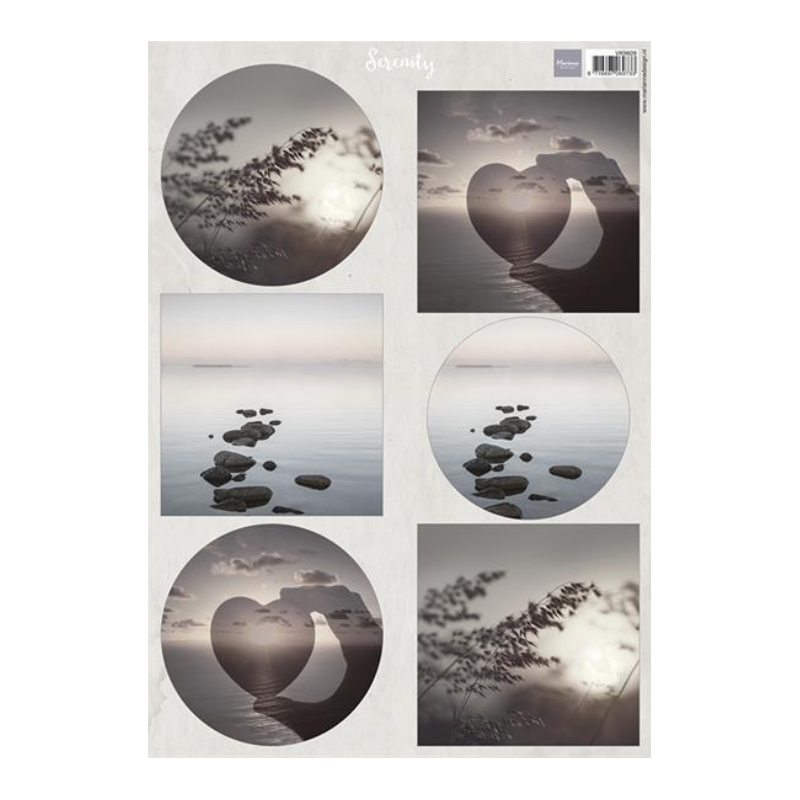 Marianne Design Klippark A4 Sheets "Serenity Horizons" VK9609