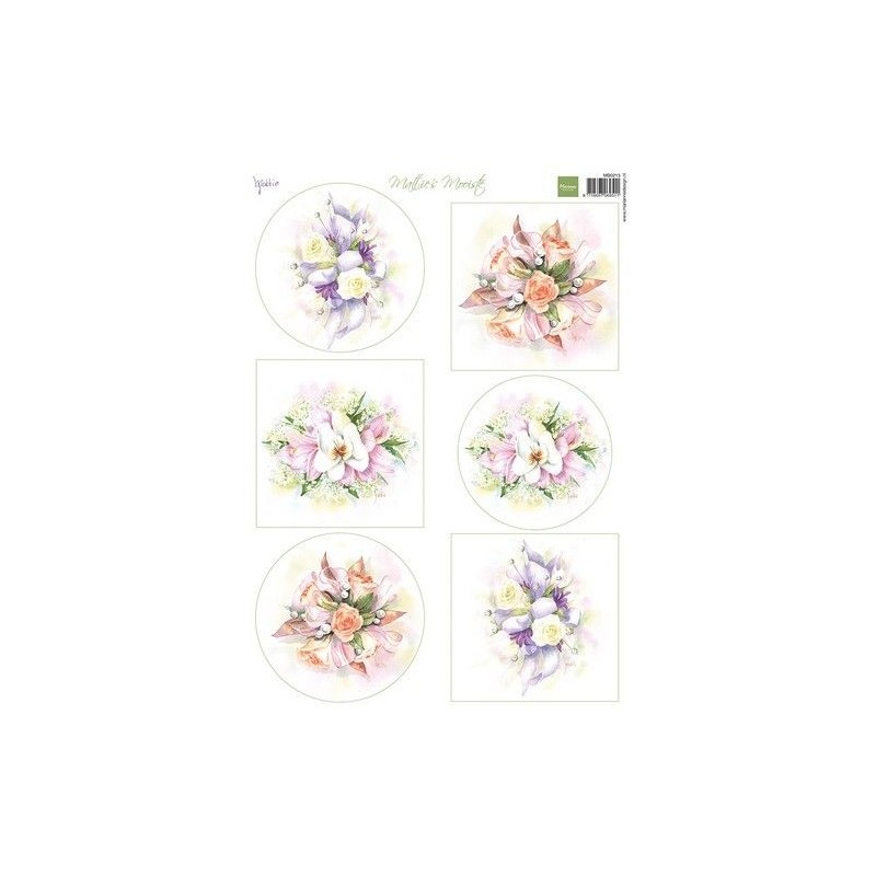 Marianne D Klippark Mattie‘s Mooiste - Romantic bouquets MB0215 A4, 6 images