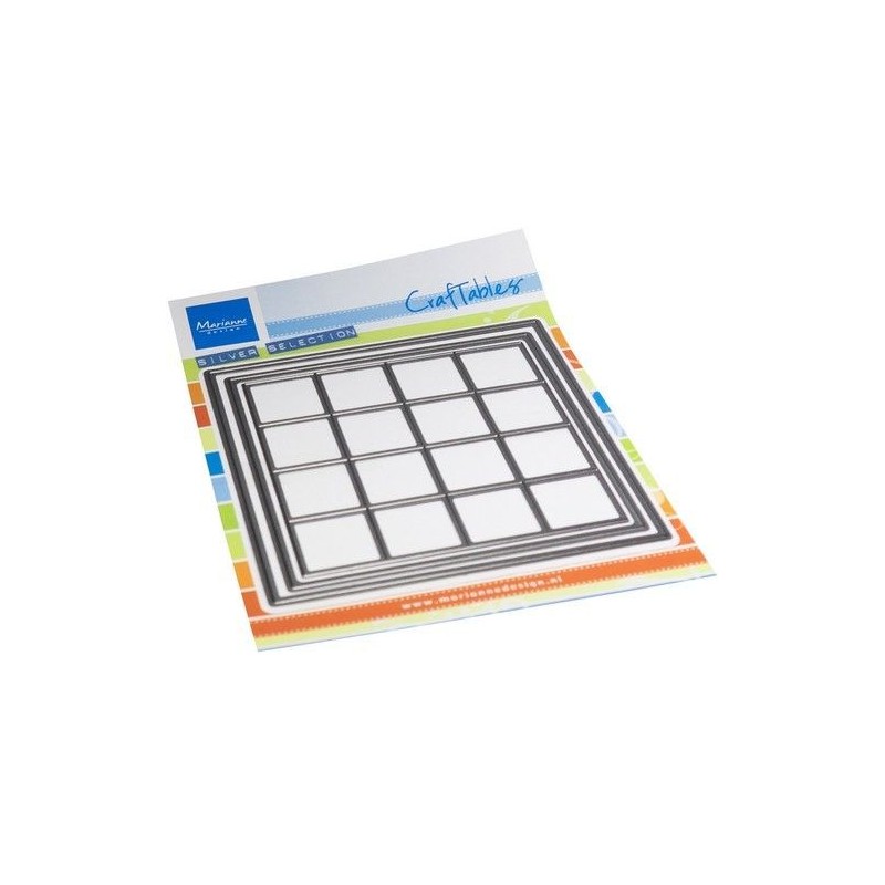 Marianne D Creatable Pixels Square CR1650 105x105mm, squares 22x22mm