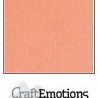 CraftE Cardstock Linen Salmon 12"x12" / 10st