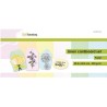 CraftEmotions Linen cardstock set 12 St - Pastel 30,5x30,5cm 250g