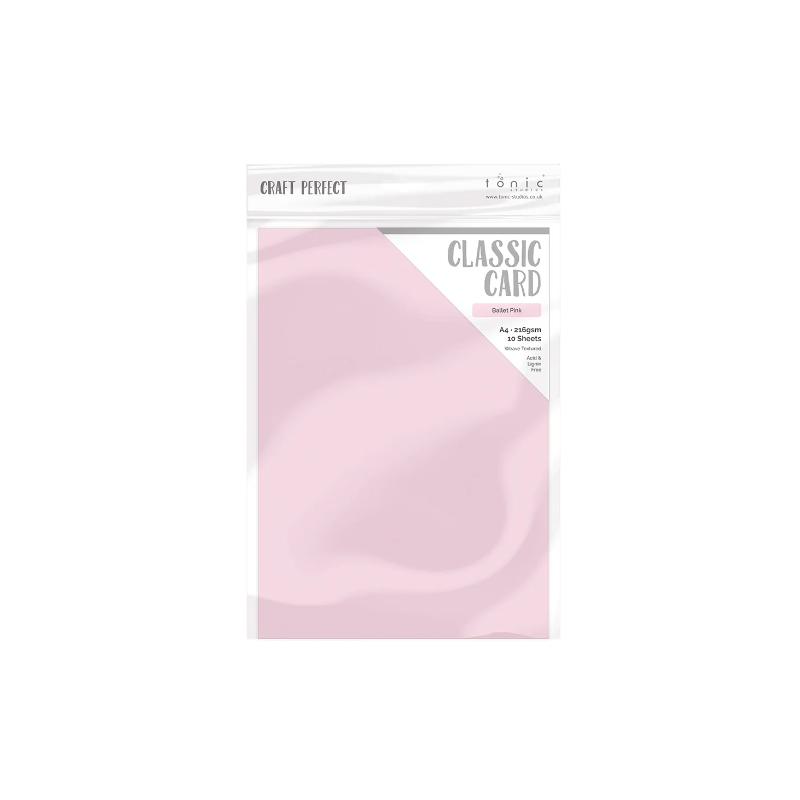Craft Perfect • Classic card A4 10pcs Ballet pink